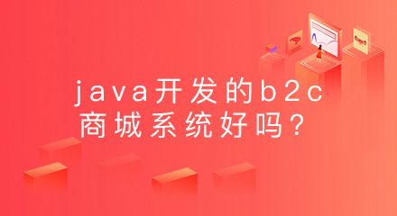 java开发的b2c商城系统好吗?